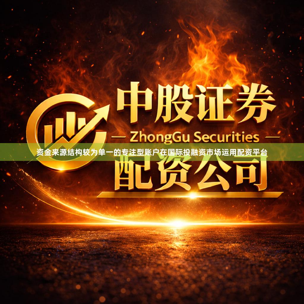 资金来源结构较为单一的专注型账户在国际投融资市场运用配资平台