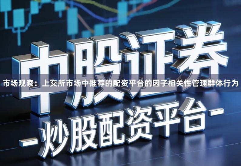 市场观察：上交所市场中推荐的配资平台的因子相关性管理群体行为