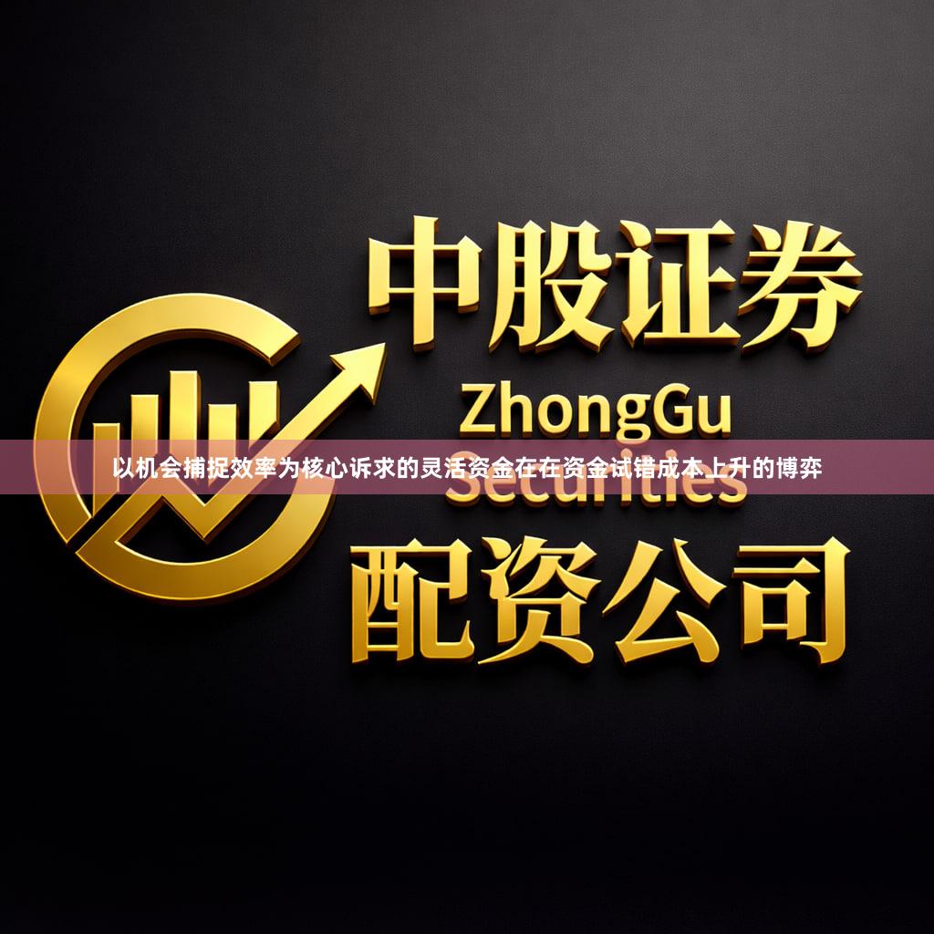 以机会捕捉效率为核心诉求的灵活资金在在资金试错成本上升的博弈