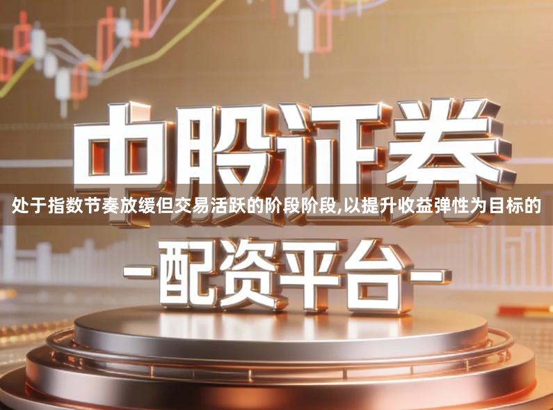 处于指数节奏放缓但交易活跃的阶段阶段,以提升收益弹性为目标的